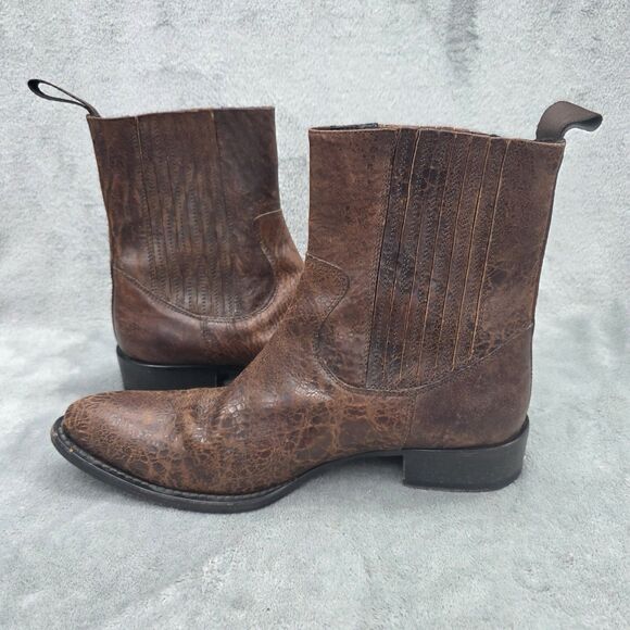 Buttero Other - BUTTERO Ankle Chelsea Boots Brown Leather Size 41 Made In Italy